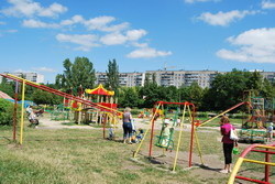 В частном секторе появляются детские площадки 