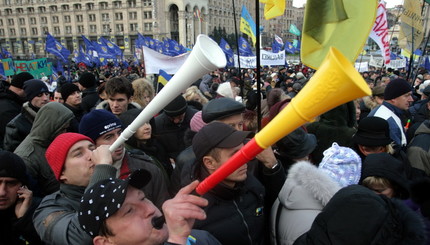 Четвертый день протестов на Майдане