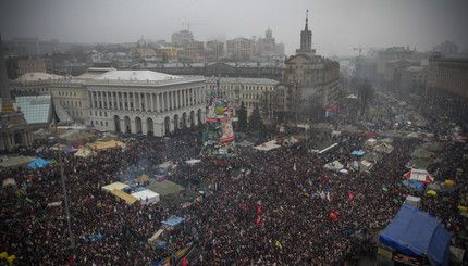 Евромайдан. Вид сверху