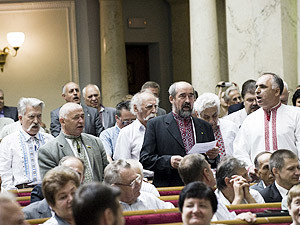 Верховная Рада спела президенту о «москалях»  