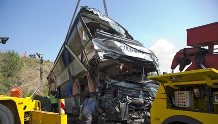 В Германии столкнулись украинский и польский автобус 