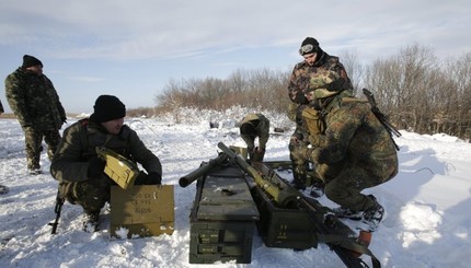 Возле Счастья проходят тренировочные стрельбы 