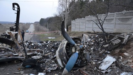 На Волыни упал самолет, погиб пилот