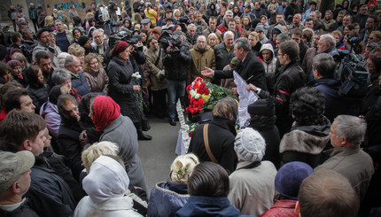 В Киеве прощаются с Олесем Бузиной