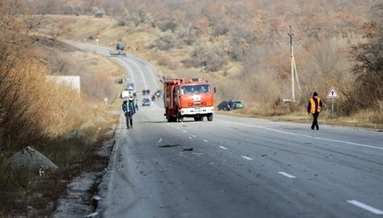 Опубликованы фото с места падения Су-25