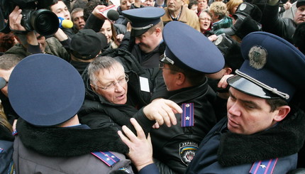 Митинг предпринимателей против принятия Налогового кодекса