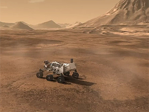 Моделирование путешествия марсохода Curiosity на Марс