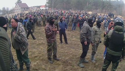 Перестрелка полицейских с добытчиками янтаря на Ровенщине