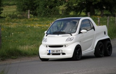 Шестиколесный пикап Smart Fortwo 450 выставлен на аукцион