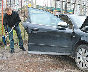 Не дай машине утонуть  в весеннем потопе