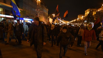 В Киеве разбили офис Медведчука и Сбербанк