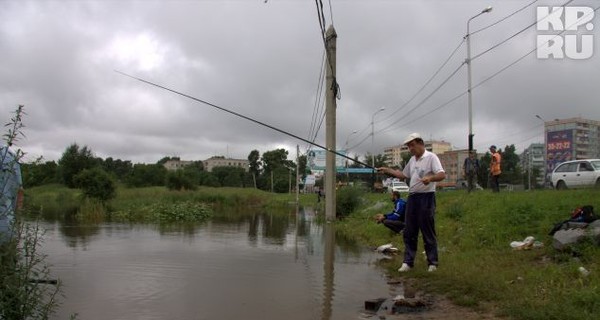 Российский Хабаровск затапливает