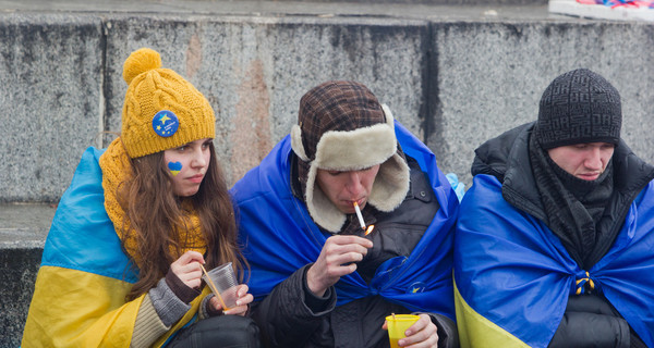 Киевляне о Евромайдане: по городу невозможно проехать