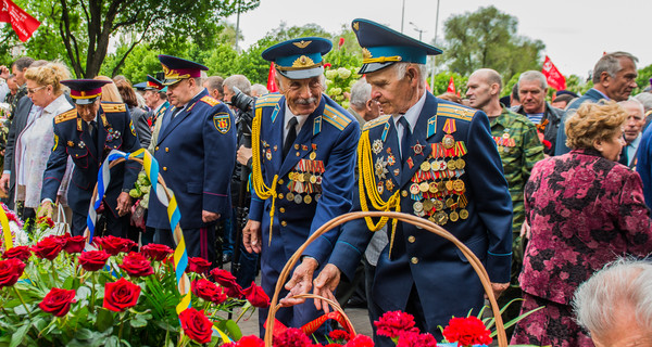 В Запорожье День Победы прошел мирно