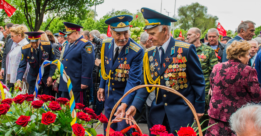 В Запорожье День Победы прошел мирно