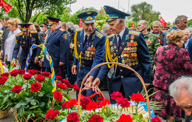 В Запорожье День Победы прошел мирно