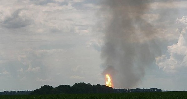 На Полтавщине взорвался газопровод