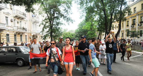 Во время митинга одесского 