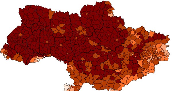 За июль численность украинцев уменьшилась на семь тысяч