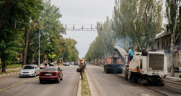 В Запорожье улицу Победы перекрыли до конца сентября 