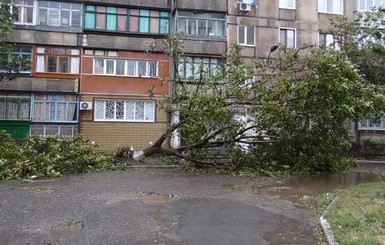 Ураган оставил Мариуполь без света