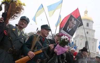 В киевском парке Тараса Шевченко начался марш УПА