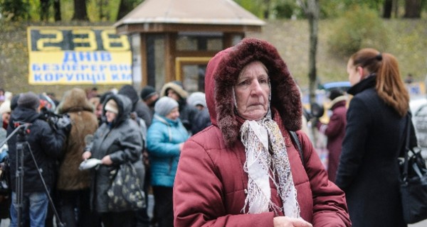 Пенсионеры снова вышли пикетировать Кабмин