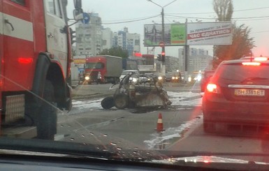 В Одессе авария со взрывом: трое в реанимации