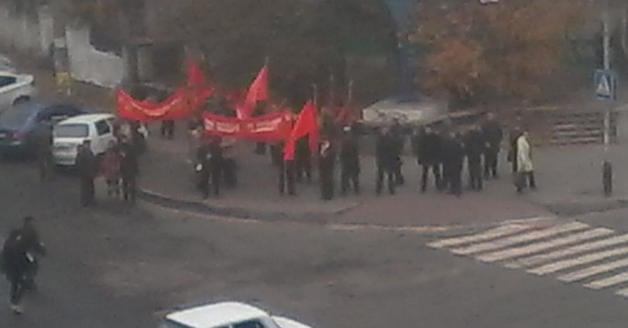 В Мелитополе коммунистам не дали провести митинг