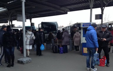 Донецк первый день в блокаде