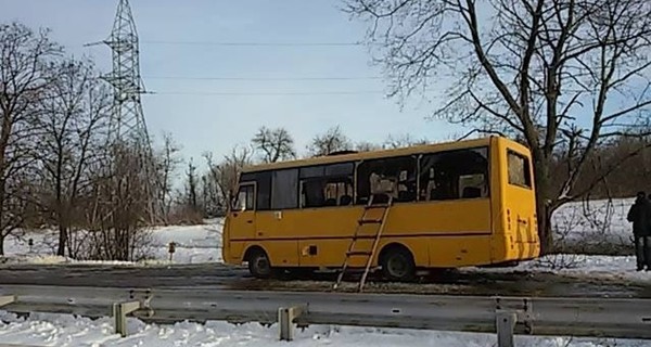 В сеть попало видео обстрела под Волновахой