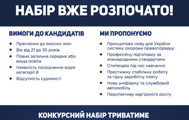 Украинцы рвутся служить в новой полиции: за сутки подали 4 тысячи анкет