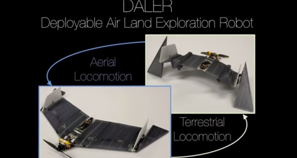 Инженеры создали дрона-трансформера, который умеет летать и ползать