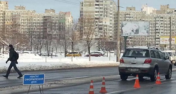 В Киеве водитель сбил на 