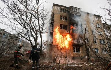 От мощнейшего взрыва в Донецке 