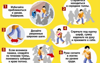 Как себя вести в толпе в случае возможного теракта