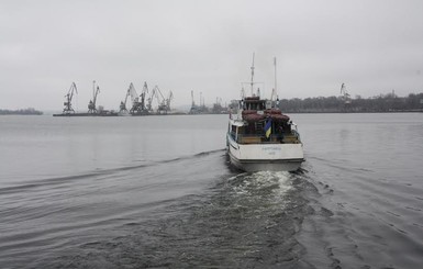 Запорожские катера ушли на зимовку