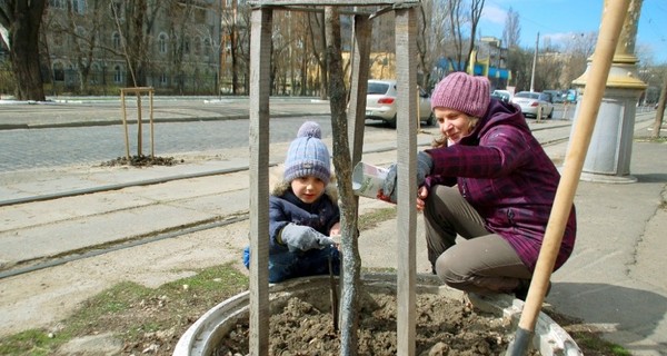 В Одессе провели субботник против расширения знаменитого бульвара