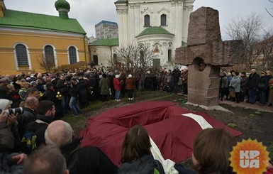 Гонгадзе похоронили в церкви, в которой он крестил детей