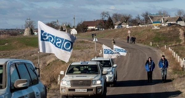 Миссия ОБСЕ  попала под обстрел у Зайцево