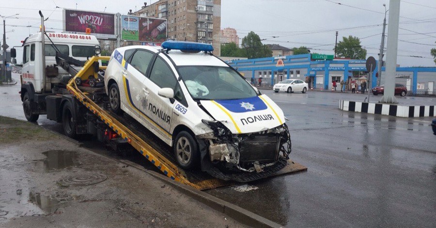 В Харькове в погоне за вором патрульные разбили 