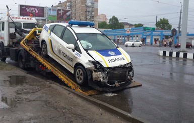 В Харькове в погоне за вором патрульные разбили 