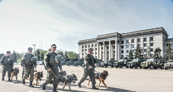 В Одессе силовики отрепетировали, как будут охранять горожан на праздники