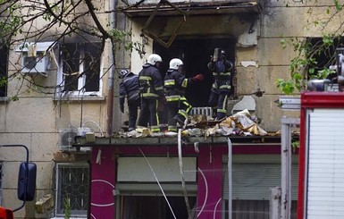 В сети появилось видео с места взрыва в Одессе