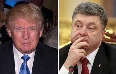 Порошенко поздравил Трампа с победой