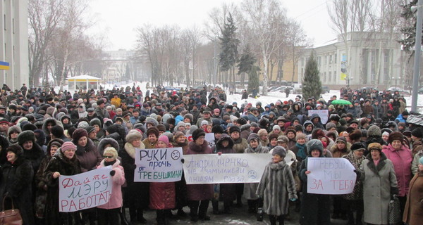 Громада Покровска протестовала против произвола силовиков