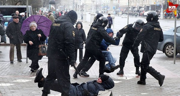 В Минске в День Воли задержали 700 недовольных