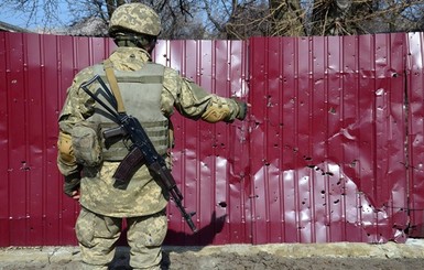 В зоне АТО снайпер 