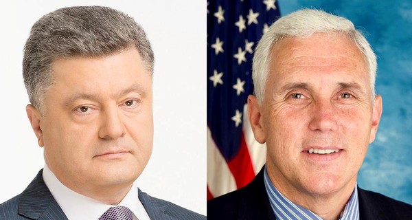 Порошенко обсудил с вице-президентом США Донбасс и Сирию