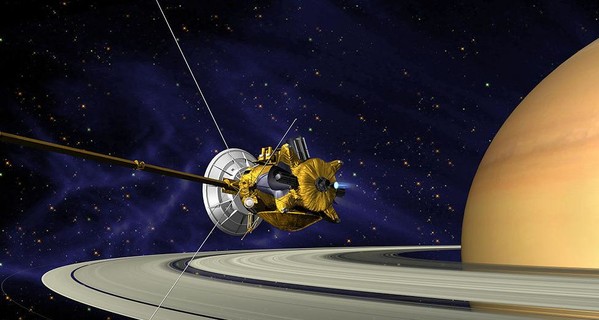 Зонд Cassini готовится к нырку в 